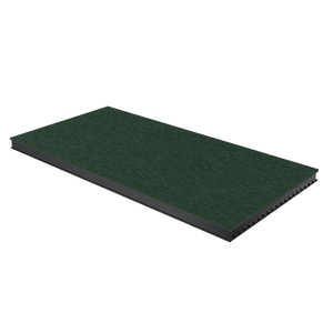 3/8in Corrugated Laminate - Forest Green