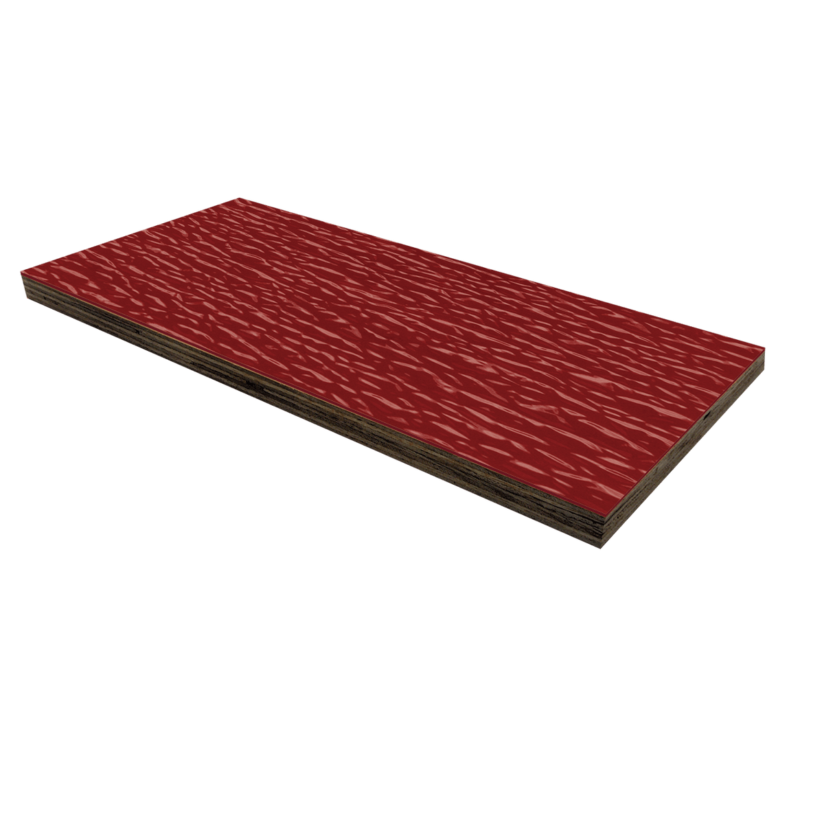1/2&quot; Textured Fiberglass (FRP) Laminate - Red