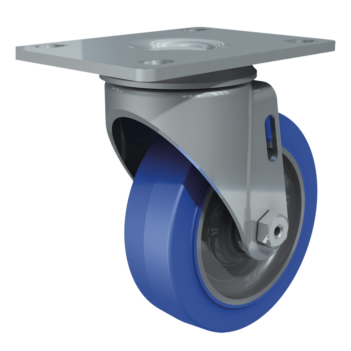 4&quot; Performa Blue Tire Swivel Caster