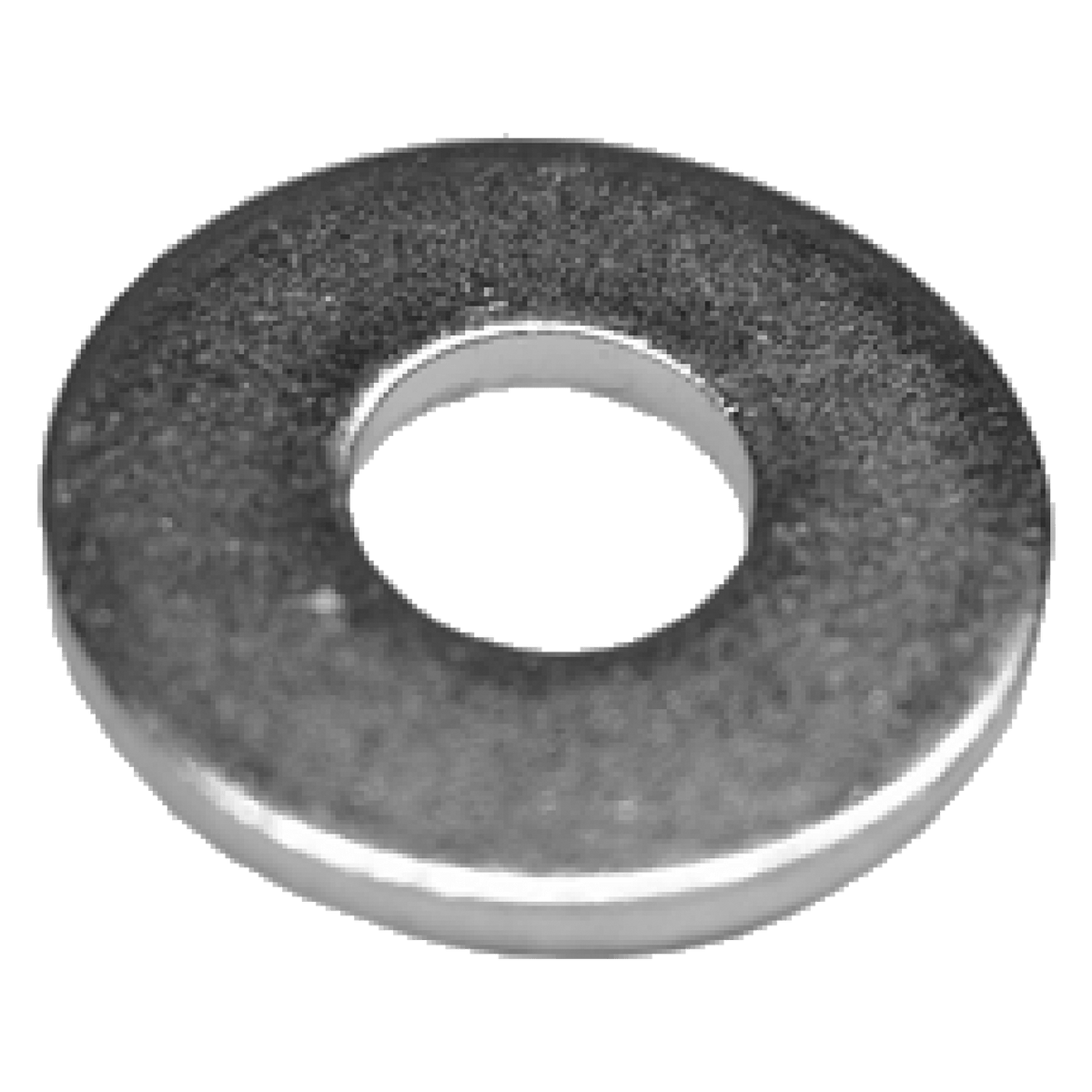 Steel Washer - 0.220&quot;, 3/4 view
