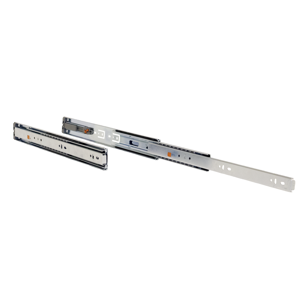 Pair of 18&quot; 100 lbs. full extension soft close  drawer slides