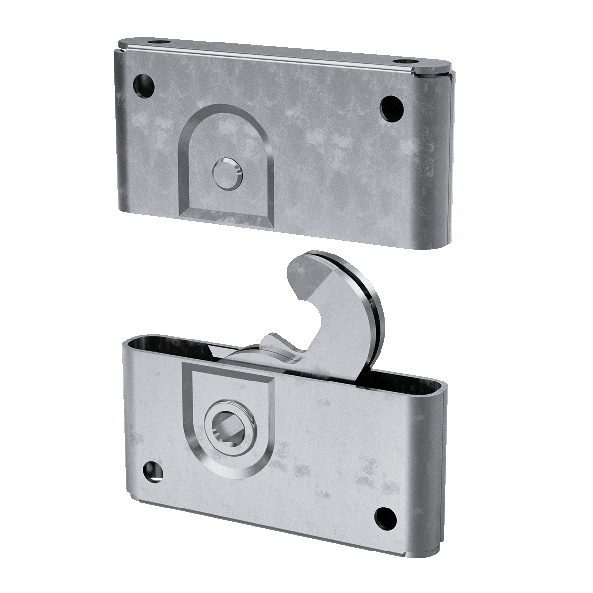 Southco dual roto-lock latch and receptacle asemlby