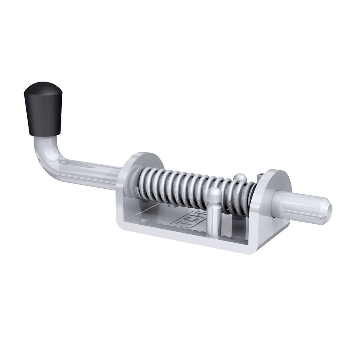 Stainless Steel Heavy Duty 6.5" Spring Bolt, perspective view