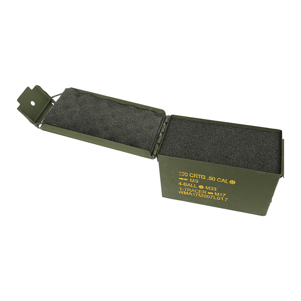 TCH Hardware Foam 50 Caliber Ammo Can - 2.25 x 5.5 x 11in