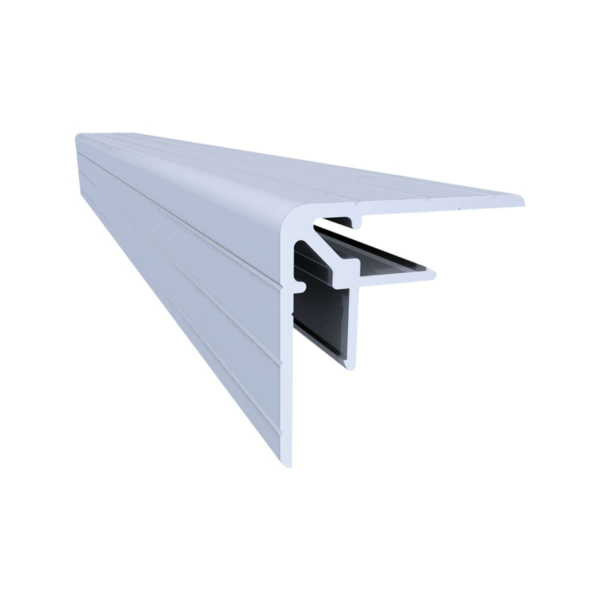 Angle double en aluminium 1/4", longueur 10 pieds