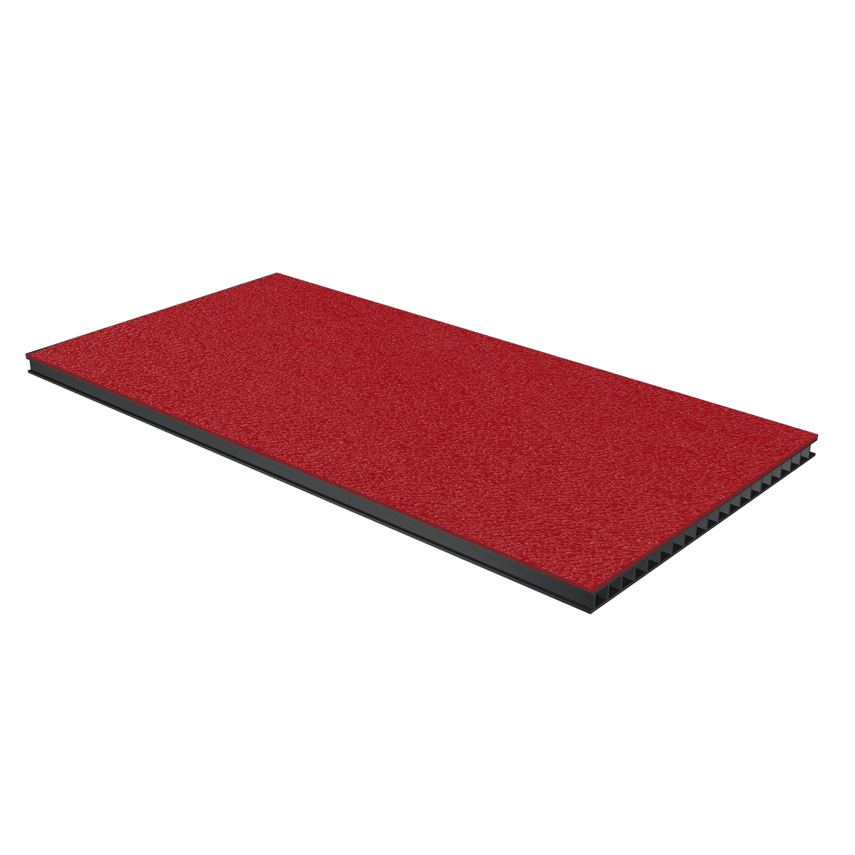 1/4" Corrugated Laminate - Red