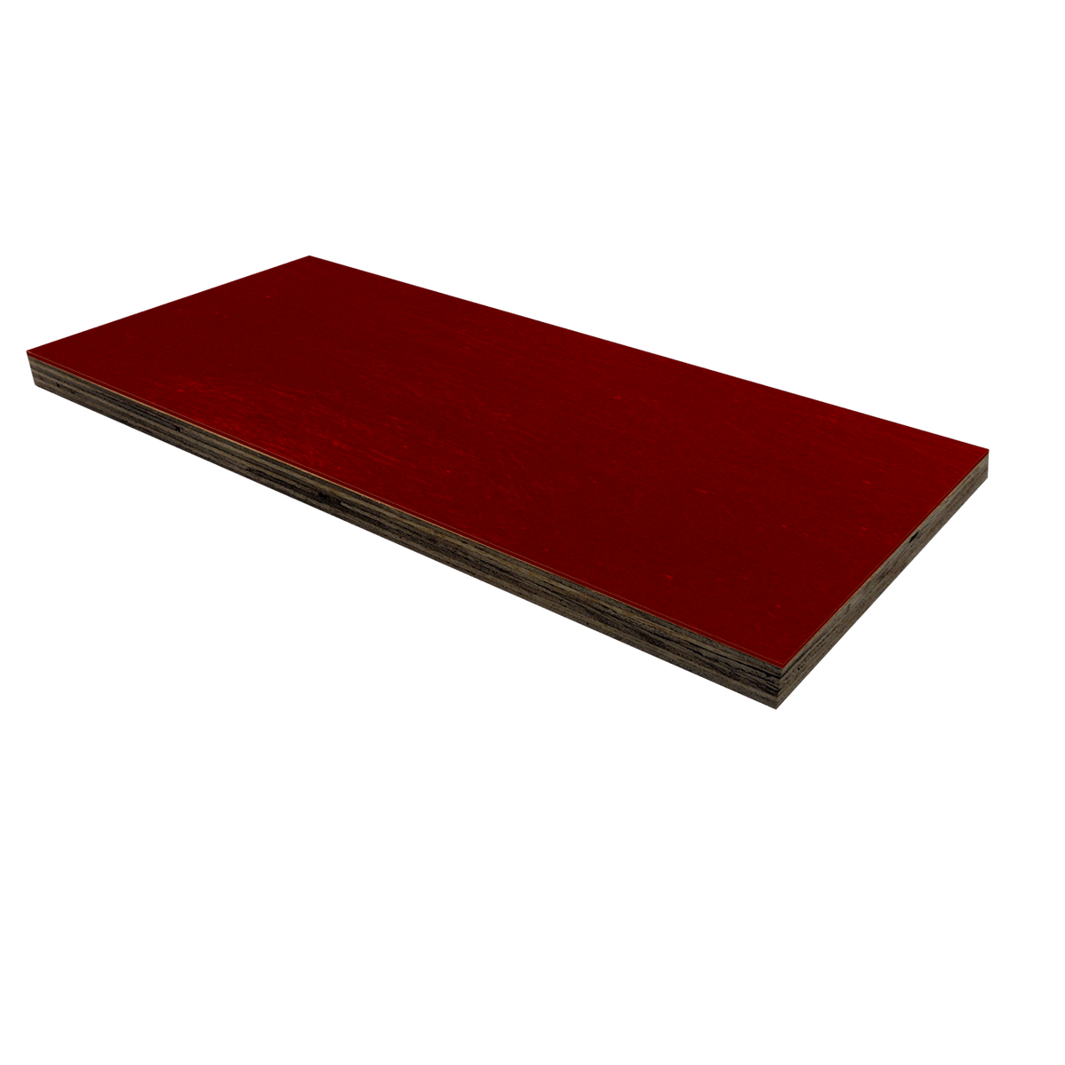 Stratifié lisse en fibre de verre (FRP) de 1/2" - Rouge